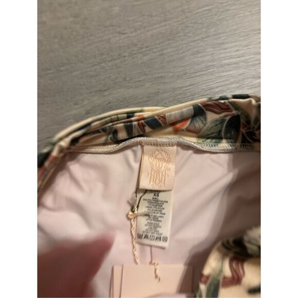 Free People Hot As Hell Floral High Rise Swim Bottoms Sz XS NWT - Picture 2 of 4